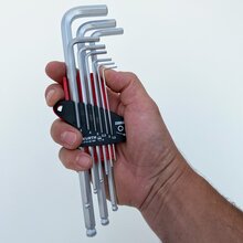 W�rth Zebra Winkelschraubendreher-Satz Innensechskant Kugelkopf 1,5-10mm 071540100