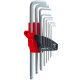 Würth Zebra Winkelschraubendreher-Satz Innensechskant Kugelkopf 1,5-10mm 071540100