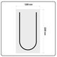 5 x Staubschutztür U Typ 220 x120 cm YT-67220