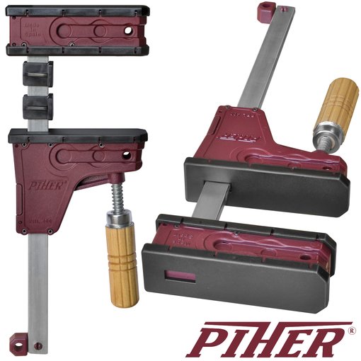 2 x Piher Parallel Schraubzwinge PRL 400 kg 15 | 30 | 60...