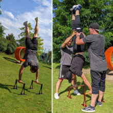 SONDERBAR© Parallettes Pullup Trainingsgriffe Farbe nach Wahl