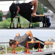 SONDERBAR© Parallettes Pullup Trainingsgriffe Farbe nach Wahl