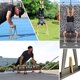 SONDERBAR© Parallettes Pullup Trainingsgriffe Farbe nach Wahl