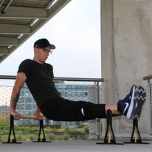 SONDERBAR Parallettes Pullups Trainingsgriffe in Schwarz