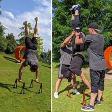 SONDERBAR Parallettes Pullups Trainingsgriffe in Schwarz