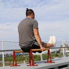 SONDERBAR Parallettes Pullups Trainingsgriffe in Schwarz