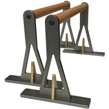 SONDERBAR Parallettes Pullups Trainingsgriffe in Grau