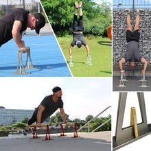 SONDERBAR Parallettes Pullups Trainingsgriffe in Grau