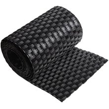 ECI  Poly-Rattan Sichtschutzstreifen fr Doppelstabzaun 19 | 255cm