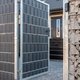 ECI © Poly-Rattan Sichtschutzstreifen für Doppelstabzaun 19 | 255cm