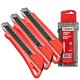 Würth SETs 1K Cutter Messer mit Schieber 18mm + 50 Würth Klingen im Spender