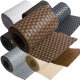 ECI © Poly-Rattan Sichtschutzstreifen für Doppelstabzaun 19 | 255cm Braun RD01 1 Rolle