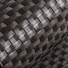 ECI  Poly-Rattan Sichtschutzstreifen fr Doppelstabzaun 19 | 255cm Dunkel Braun RD02 1 Rolle
