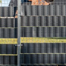 ECI � Poly-Rattan Sichtschutzstreifen f�r Doppelstabzaun 19 | 255cm Dunkel Braun RD02 5 Rollen