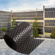 ECI © Poly-Rattan Sichtschutzstreifen für Doppelstabzaun 19 | 255cm Dunkel Braun RD02 10 Rollen