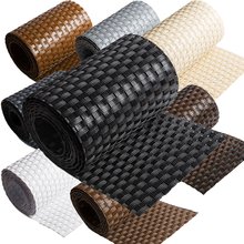 ECI  Poly-Rattan Sichtschutzstreifen fr Doppelstabzaun 19 | 255cm Schwarz RD04 1 Rolle