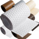 ECI © Poly-Rattan Sichtschutzstreifen für Doppelstabzaun 19 | 255cm Weiß RD07 1 Rolle