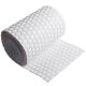 ECI © Poly-Rattan Sichtschutzstreifen für Doppelstabzaun 19 | 255cm Weiß RD07 5 Rollen