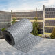 ECI © Poly-Rattan Sichtschutzstreifen für Doppelstabzaun 19 | 255cm Grau RD17 25 Rollen