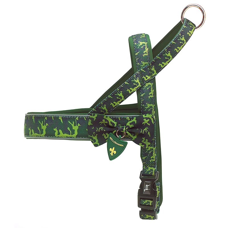BELLOMANIA Hundegeschirr Lono Neopren Camouflage Gr. S-L Typ BH-OQ