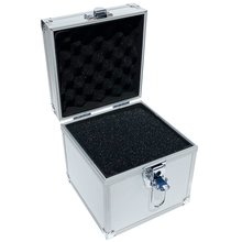 ECI Aluminium Koffer Silber Wrfelform 15 x 15 x 15 cm mit Rasterschaum