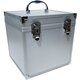 ECI Aluminium Koffer Silber Würfelform 25 x 25 x 25 cm mit Rasterschaum