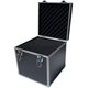 ECI Aluminium Koffer Schwarz Würfelform 25 x 25 x 25 cm mit Rasterschaum
