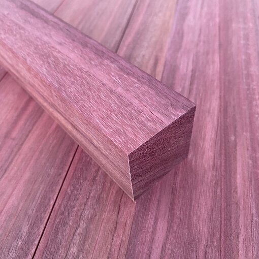 Purple Heart Amaranth Kantel 40 x 40 x 200 mm