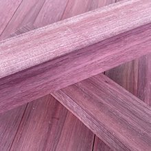 Purple Heart Amaranth Kantel 40 x 40 x 200 mm