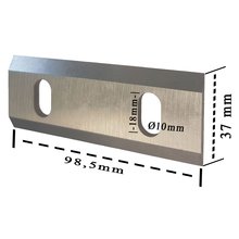Wendemesser-Set | 2 Messer und 4 Schrauben fr FM4DDE FM6DD und FM6DDES