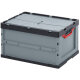 1 x AUER Faltbox mit Deckel FBD 64/32 | 60 x 40 x 32 cm