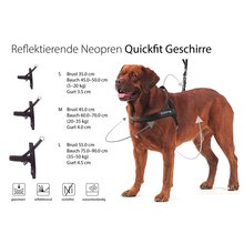 BELLOMANIA Hundegeschirr Nakoa Neopren Rot Gr. S-L Typ BH-NQ