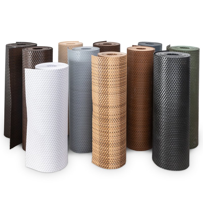 ECI  Poly-Rattan Sichtschutzmatte Hhe 100cm