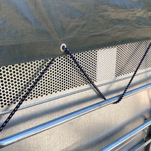 Expanderseil  8mm Lnge 10 m Schwarz mit 2 Haken