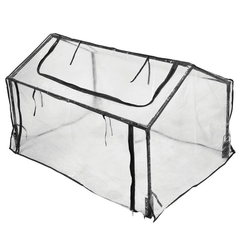 PVC Gewchshaus 120x80x60 cm Paletten Foliengewchshaus Frhbeet