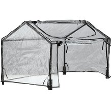 PVC Gewchshaus 120x80x60 cm Paletten Foliengewchshaus Frhbeet