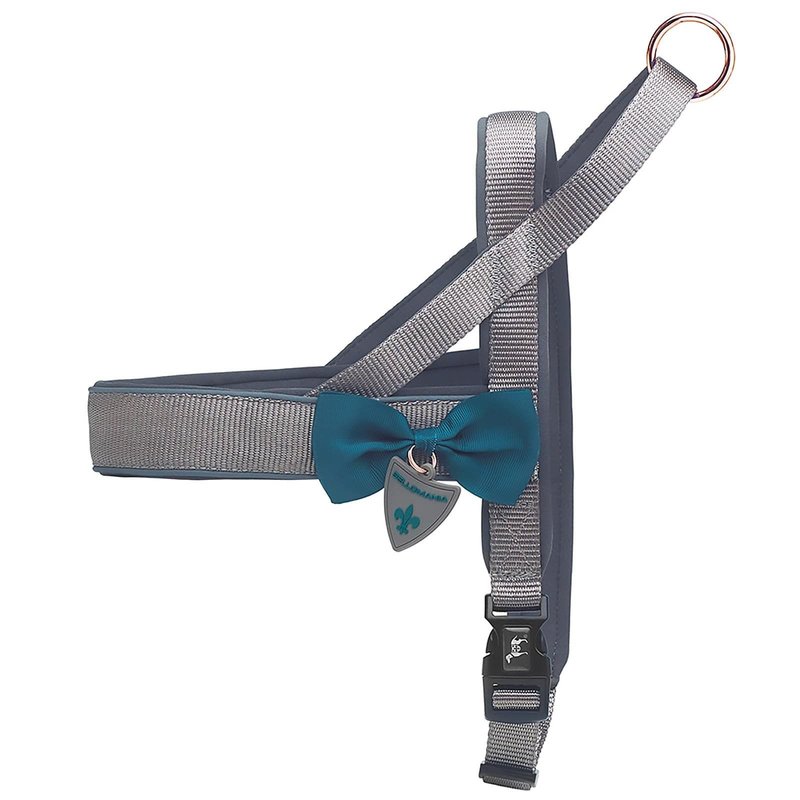 BELLOMANIA Hundegeschirr Nalu Neopren Grau Gr. S-L Typ BH-AQ