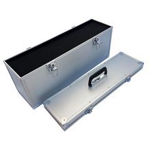 Aluminium Koffer Silber Entnehmbarer Deckel (LxBxH) 550 x155 x 240 mm