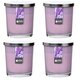 Maxi Duft-Kerzenglas Windlicht 110/95 mm mit Deckel | Set 4 Stck. | versch. Aromen