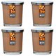 Maxi Duft-Kerzenglas Windlicht 110/95 mm mit Deckel | Set 4 Stck. | versch. Aromen