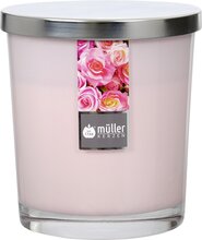 Maxi Duft-Kerzenglas Windlicht 110/95 mm mit Deckel | Set 4 Stck. | English Rose