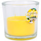 Citronella 2-Docht-Kerzen-Glas groß 120/123 mm hellgelb