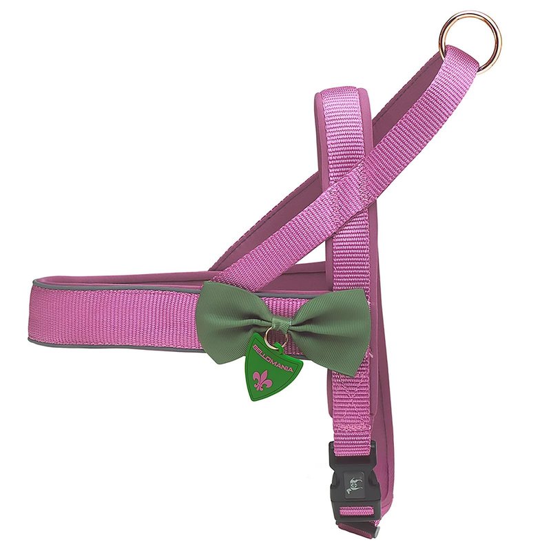 BELLOMANIA Hundegeschirr Neyla Neopren Pink Gr. M Typ BH-YQ-M