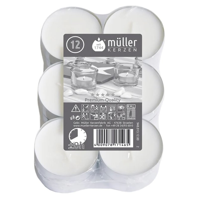 Sparpaket Maxi Lichter Teelichter | Menge 12er Flatpacks nach Wahl