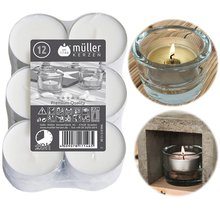 2 x 12er Flat Pack Ø 55 mm Maxi Lichter Teelichter Teelichte