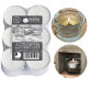 2 x 12er Flat Pack Ø 55 mm Maxi Lichter Teelichter Teelichte