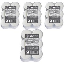 4 x 12er Flat Pack  55 mm Maxi Lichter Teelichter Teelichte