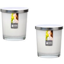Maxi Duft-Kerzenglas 110/95 mm | 2er Set | versch. Aromen
