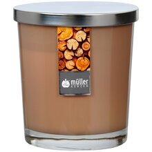 Maxi Duft-Kerzenglas 110/95 mm mit Deckel | 2er Set | Sandalwood