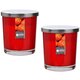 Maxi Duft-Kerzenglas 110/95 mm mit Deckel | 2er Set | Strawberry Love